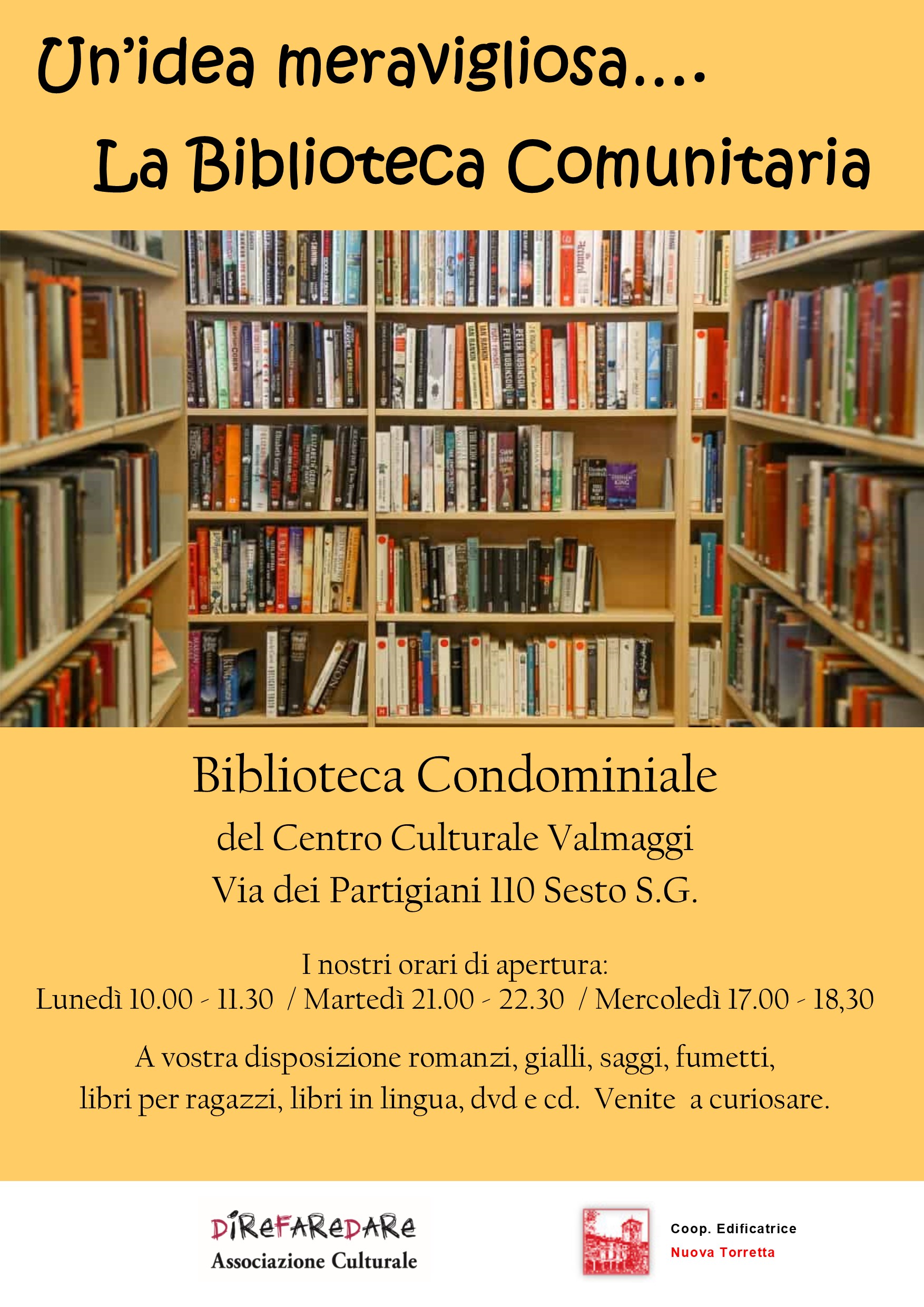 BIBLIOTECA COMUNITARIA - Dire Fare Dare