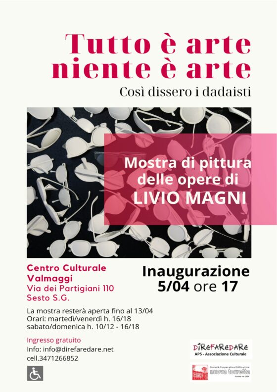 TUTTO E’ ARTE, NIENTE E’ ARTE
